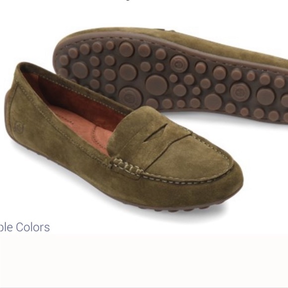 Born NIB Malena Light Blue Patent Loafers size USA 9.5 - Picture 10 of 11